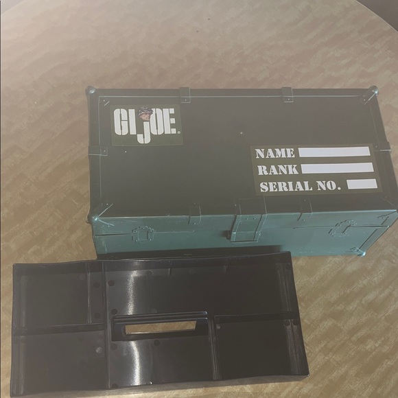 GI JOE Green and Black Toy from 1993 “guys” Storage Box w/ insert tray - Picture 15 of 15